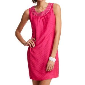 Vineyard Vines Dobby Embellished Shift Dress